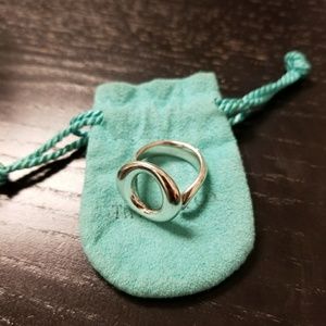 AUTHENTIC Tiffany O ring Elsa Perretti